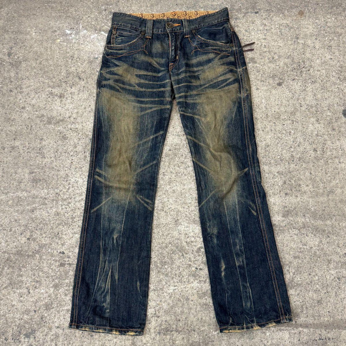 Vintage EDWIN Blue Trip BTZ503 Western Japanese Denim Jeans Y2K