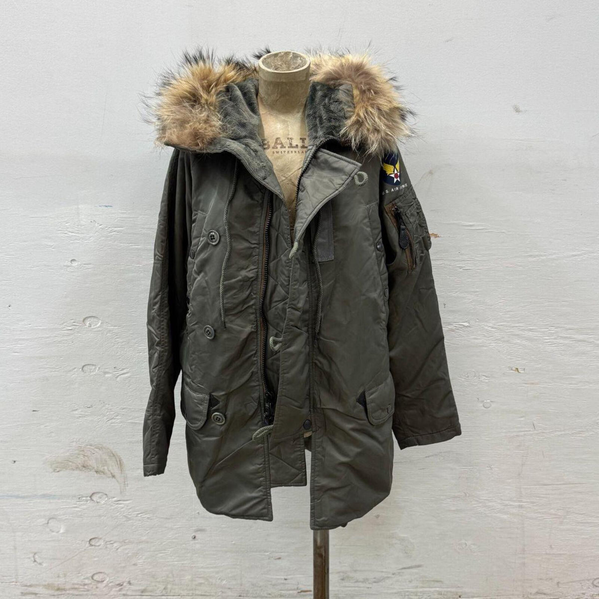 Vintage U.S. Air Force N-3B "Snorkel" Extreme Cold Weather Parka Coat