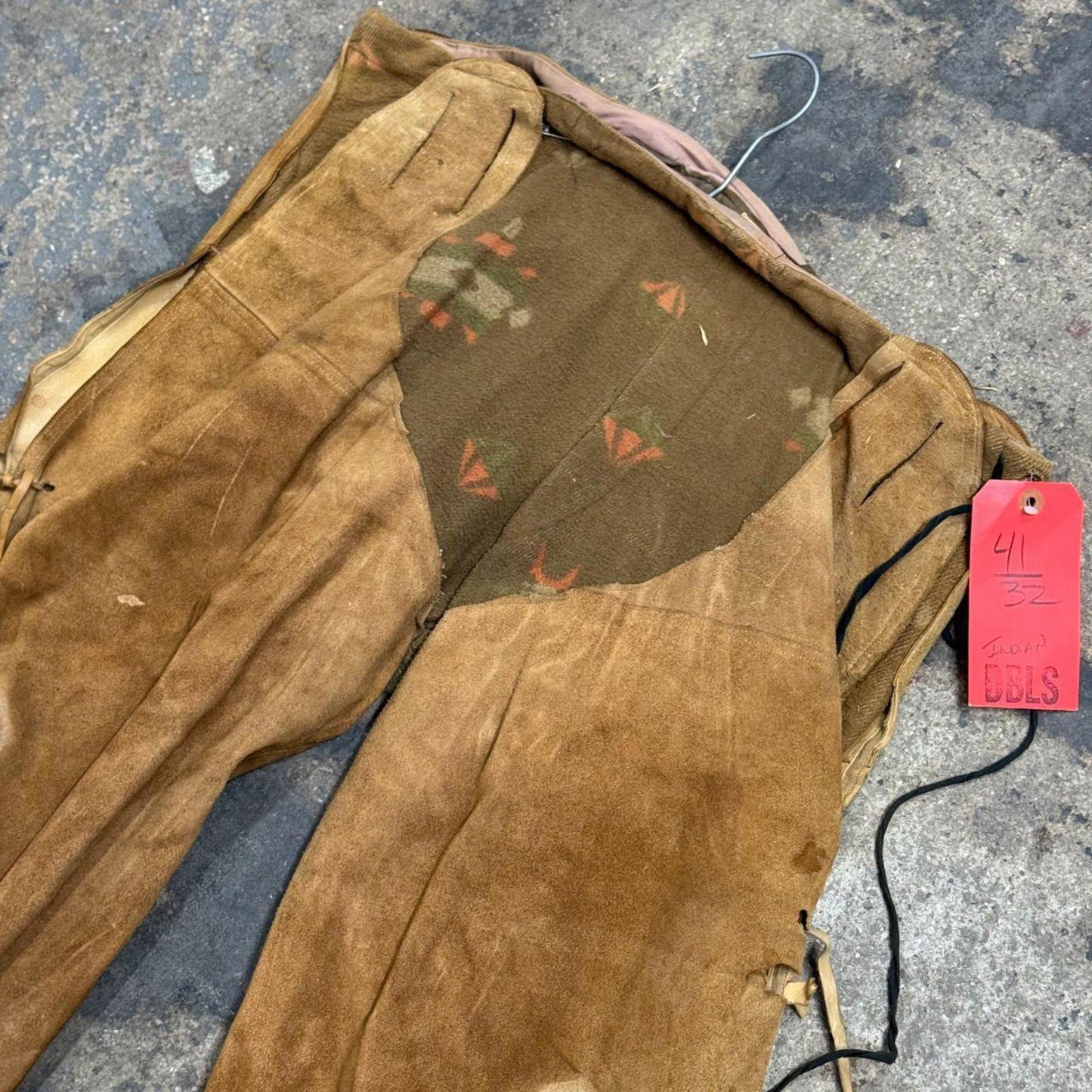 Vintage 1940s/50s Genuine Suede Fringed Western Trousers