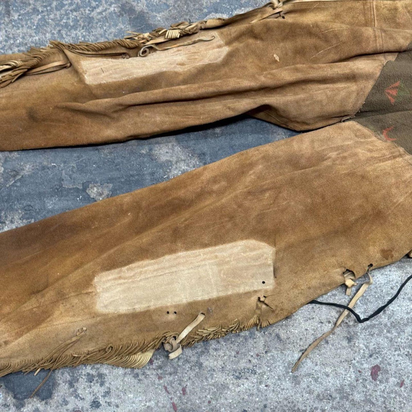 Vintage 1940s/50s Genuine Suede Fringed Western Trousers