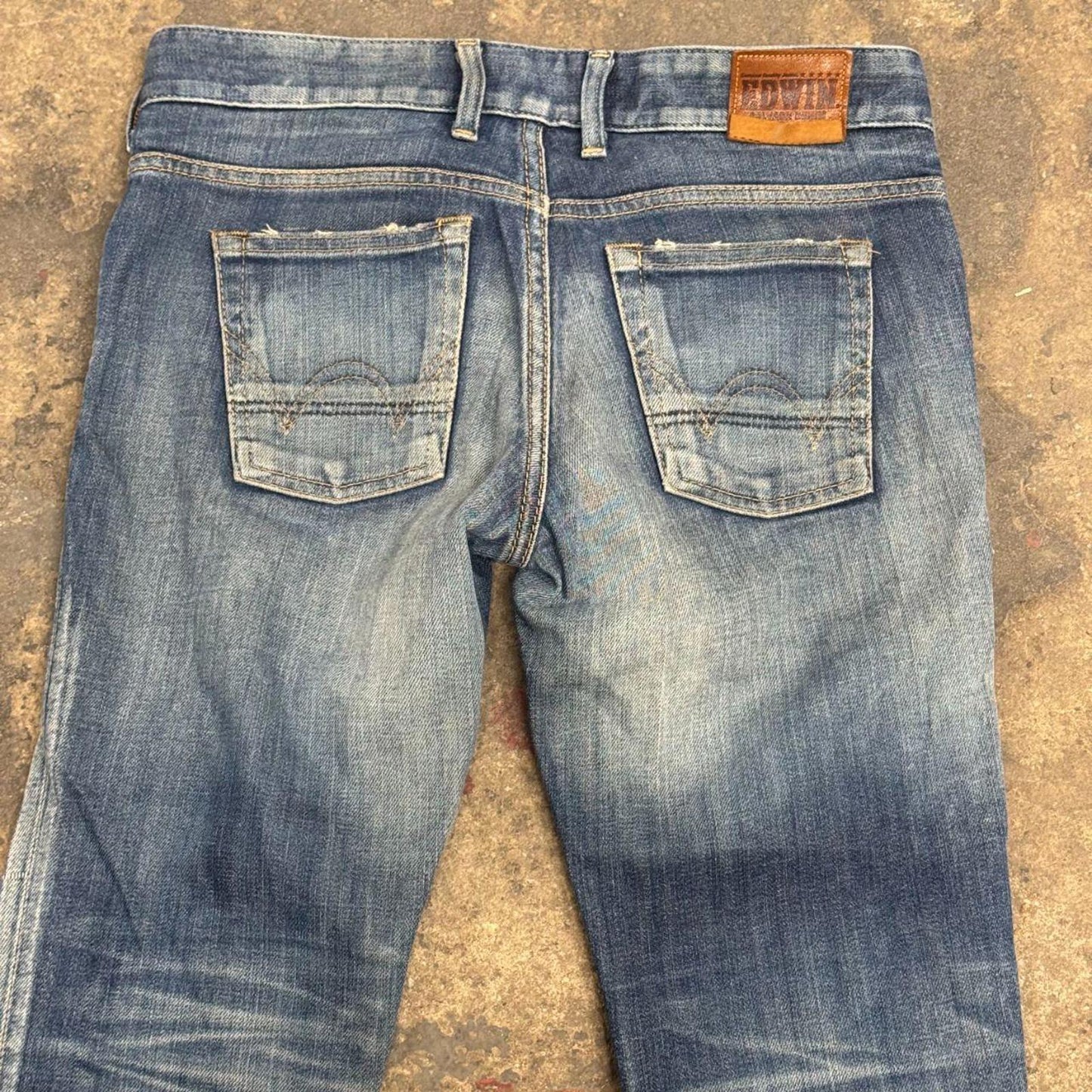 Vintage Edwin Low Rise Technical Wash Jeans S