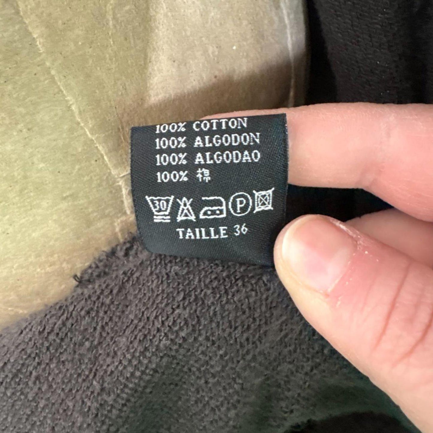 Khaki Brown Vintage Cop Copine Deconstructed Military Coat