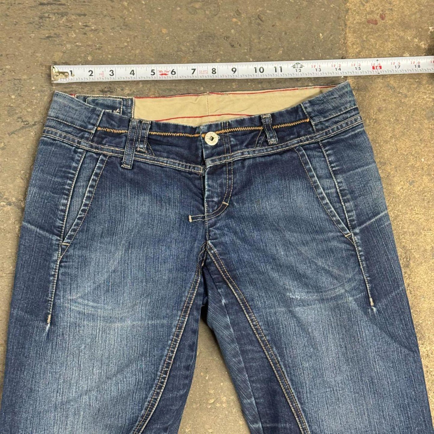 Vintage Marithé François Girbaud Low Rise Anatomical Jeans 6