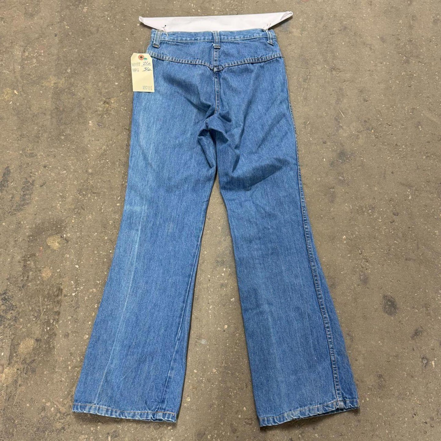 Vintage 70s High Rise Flare "Bush" Jeans XS