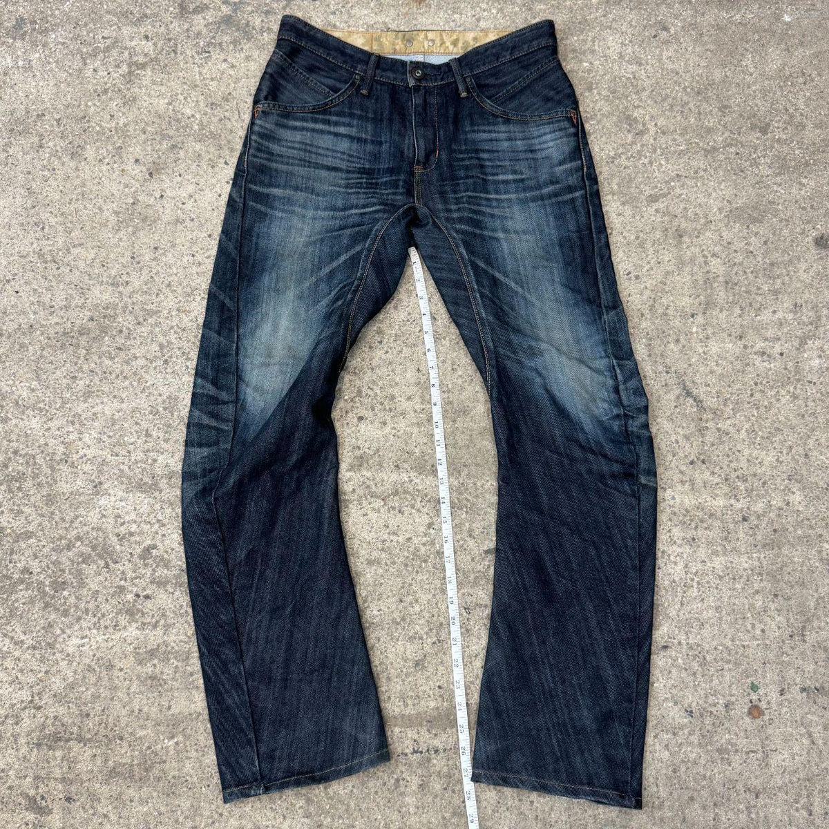Vintage EDWIN E-Function 502 EF502 3D Ergonomic Twisted Jeans Y2K